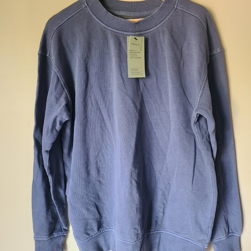 Goodfellow Blue Cotton Pullover, Size M